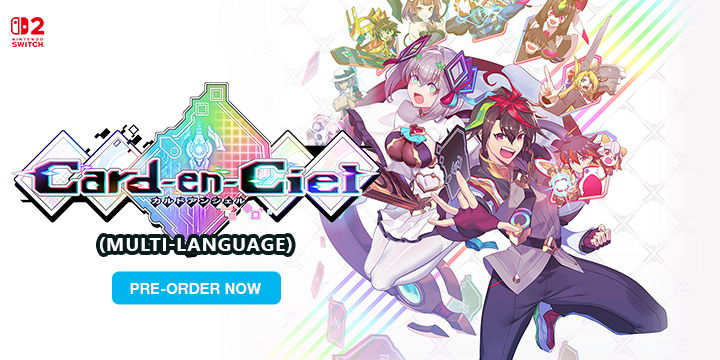 Card-en-Ciel, Nintendo Switch 2, NSW2, Card-en-Ciel Nintendo Switch 2 Edition, Inti Creates, Japan, pre-order, multi-language