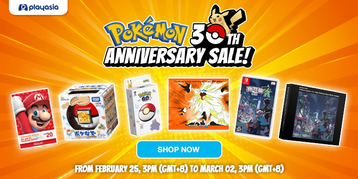 Catch 'Em All (on Sale!): Celebrating 30 Years of Pokmon at Playasia!