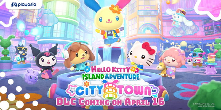 Hello Kitty Island Adventure, Hello Kitty, Nintendo Switch, Switch, Japan, Asia, Sanrio, DLC, PlayStation 5, City Town DLC, PS5