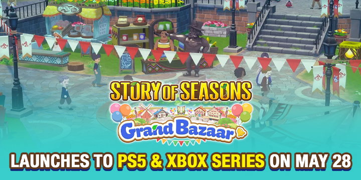Story of Seasons: Grand Bazaar, Story of Seasons, Marvelous, Nintendo Switch, Nintendo Switch 2, Switch, Switch 2, NSW, NSW2, Japan, Europe, US, Asia,update, PS5, PlayStation 5, Xbox Series, XSX