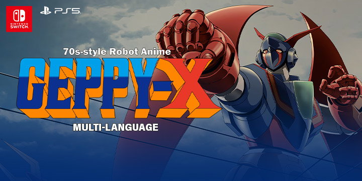 70s-style Robot Anime Geppy-X Launches on July 16