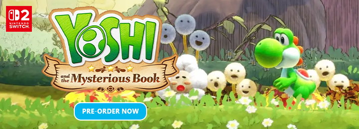 Yoshi and The Mysterious Book, Nintendo Switch 2, Switch 2, NSW, Nintendo, Japan, Europe, pre-order, ヨッシーとフカシギの図鑑