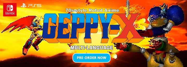 70s-style Robot Anime Geppy-X Launches on July 16
