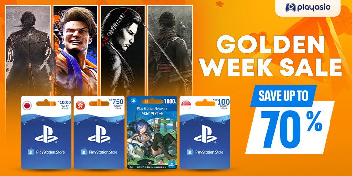 Golden Week Sale, Golden Week, PlayStation Network, PSN, PlayStation, digital cards