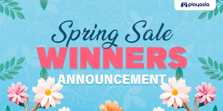Spring Sale 2026 Lucky Draw Winners Announced!