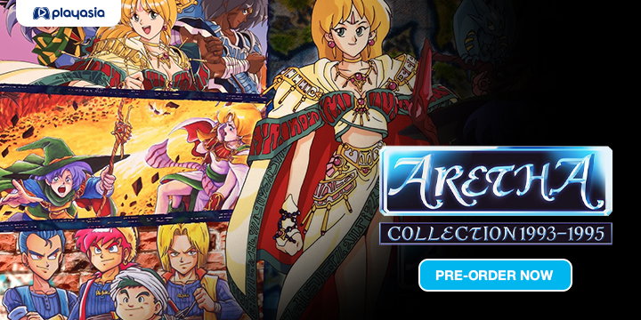 Aretha COLLECTION 1993-1995, PlayStation 5, PS5, Switch, Nintendo Switch, Japan, pre-order, NSW, Edia Co.
