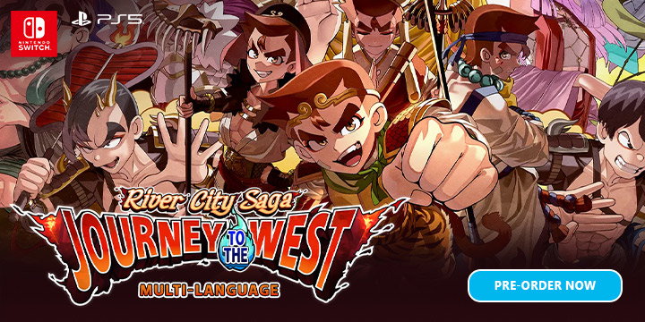 River City Saga: Journey to the West, River City Saga, River City, Arc System Works, H2 Interactive, Asia, multi-language, pre-order